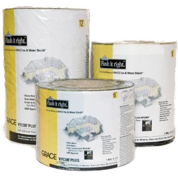 Grace 21482 6 in. x 75 ft. Vycor Plus Self-Adhered Flashing
